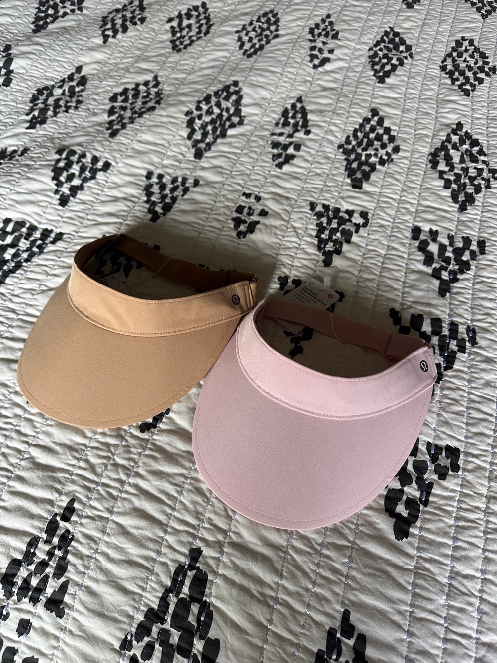 lululemon athletica Pink & Tan Visor Set